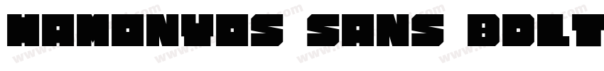 HamonyOS Sans Bdlt字体转换